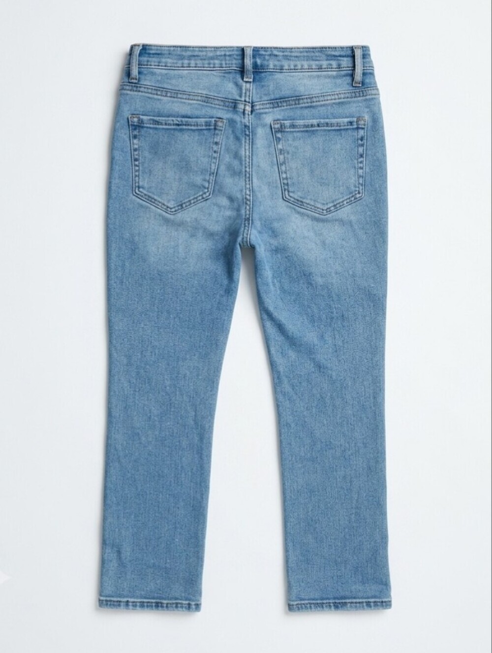 Velvet Light Blue Slim Straight Jeans for Women - Picture 4 of 4